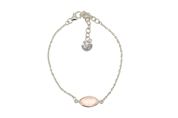Felicia Rose Quartz Bracelet