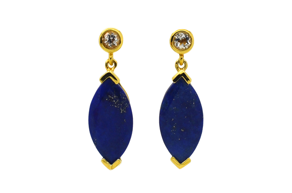 Barbara Lapis Lazuli Earrings