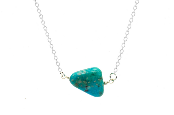 Natural Turquoise Nugget Necklace