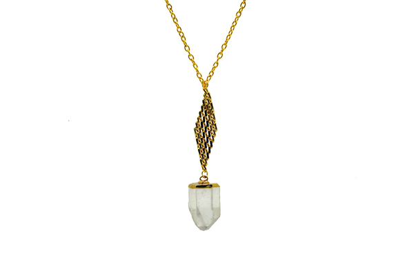 Zara Lemurian Quartz Necklace